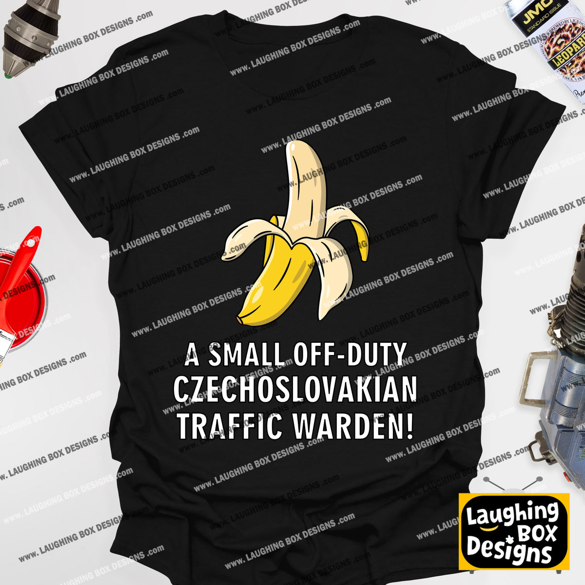 A SMALL OFF-DUTY CZECHOSLOVAKIAN TRAFFIC WARDEN! - Red Dwarf T-Shirt