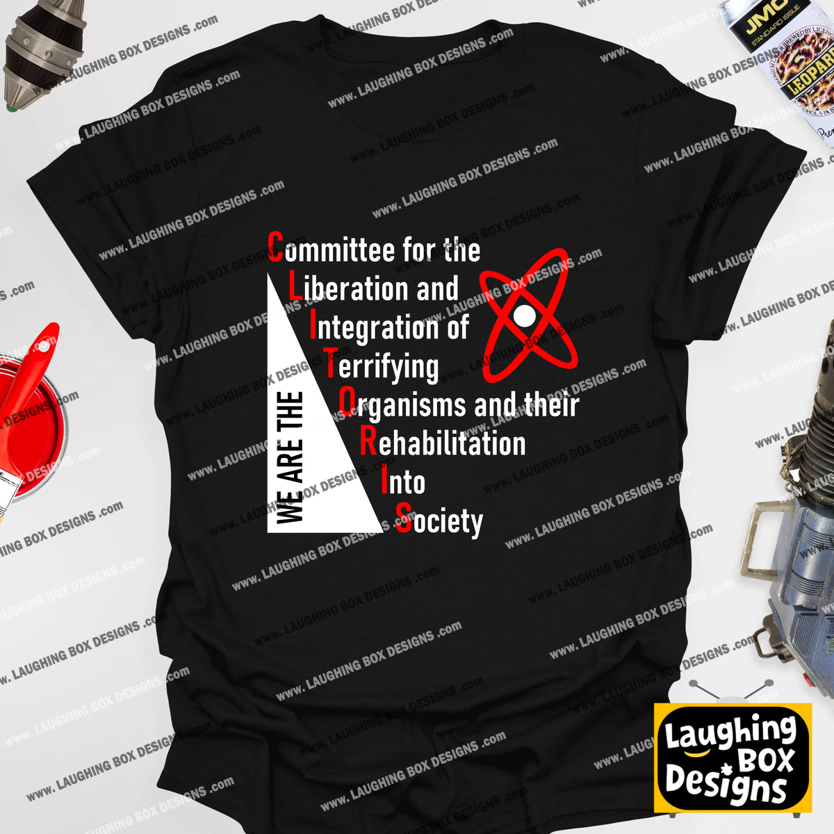 WE ARE C.L.I.T.O.R.I.S RIMMER PEACE GROUP - Red Dwarf T-Shirt