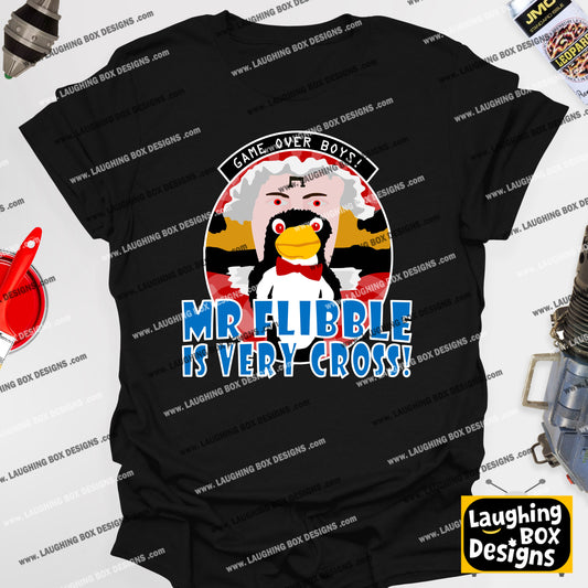 MR FLIBBLE IS VERY CROSS / Quarantined Rimmer - Red Dwarf T-Shirt