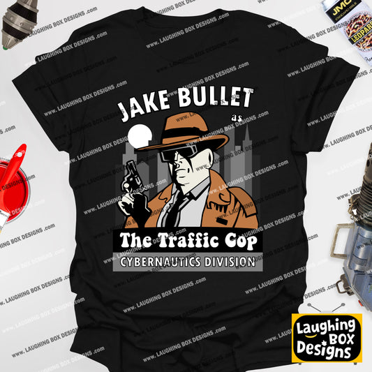 JAKE BULLET 'THE TRAFFIC COP' Cybernautics Division, Red Dwarf T-shirt