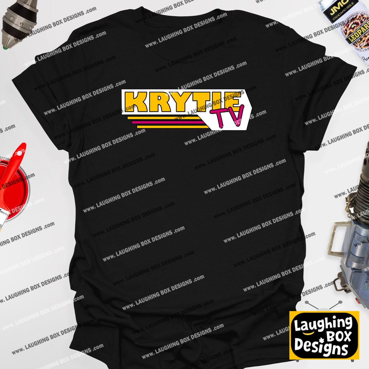 KRYTIE TV - Kryten Prison Televison - Red Dwarf T-Shirt