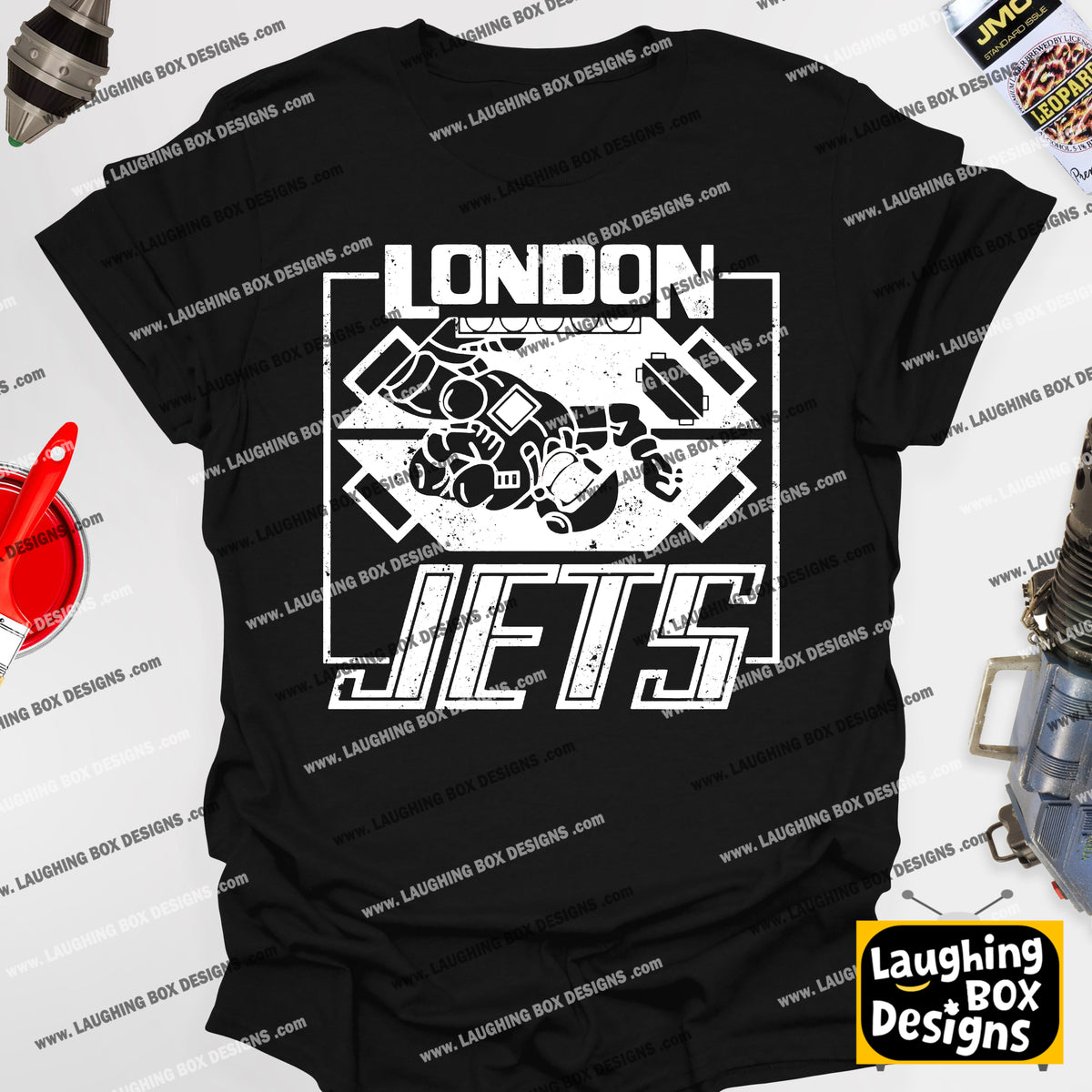 LONDON JETS / Zero Gravity Football - Red Dwarf T-Shirt