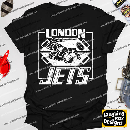 LONDON JETS / Zero Gravity Football - Red Dwarf T-Shirt