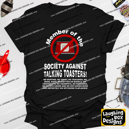 MEMEBER OF THE SOCIETY AGAINST TALKING TOASTERS - Red Dwarf T-Shirt