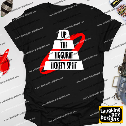 UP THE ZIGGURAT LICKETY SPLIT, Rimmer Quote - Red Dwarf T-Shirt