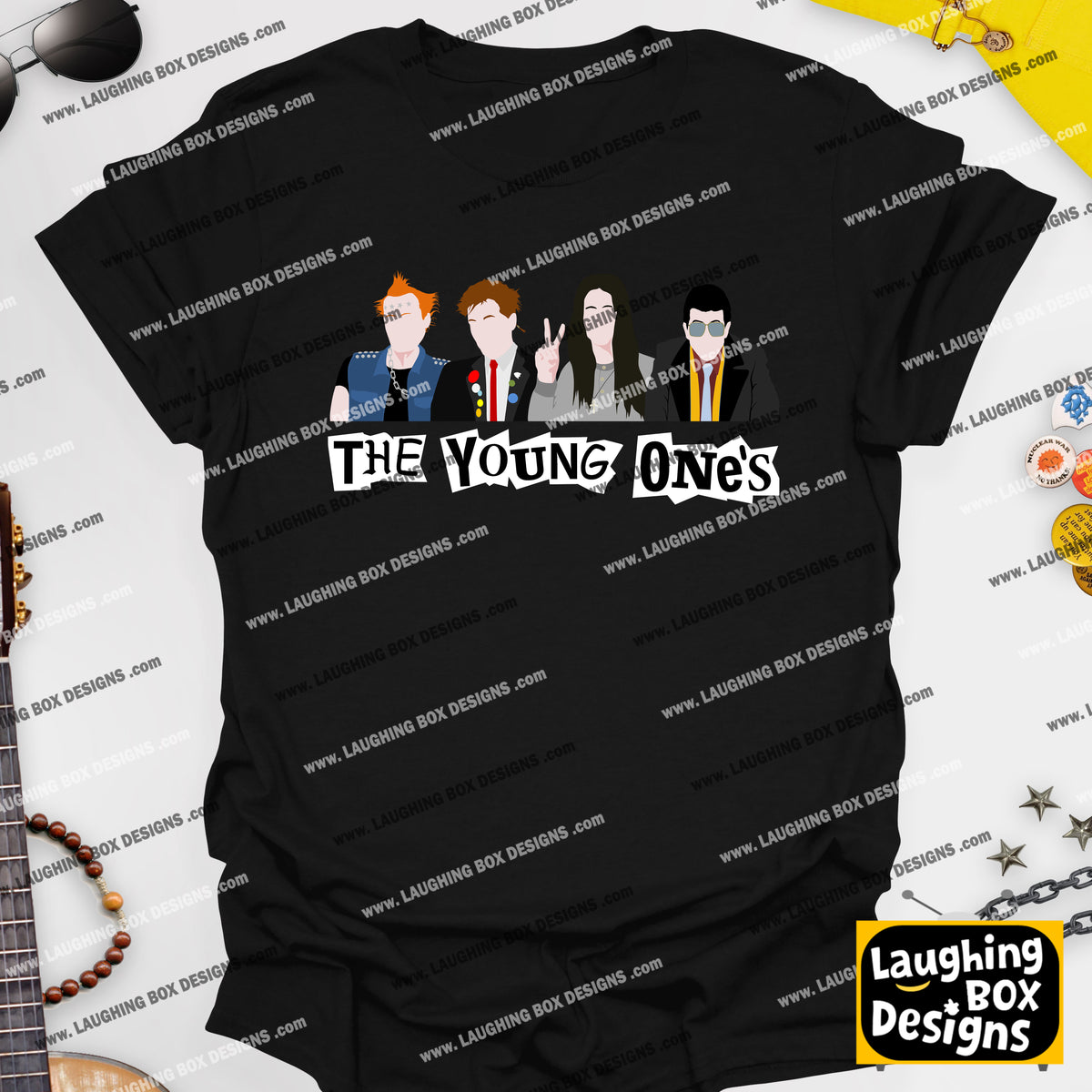 VYVYAN, RICK, NEIL, MIKE CHARACTERS - The Young Ones T-Shirt