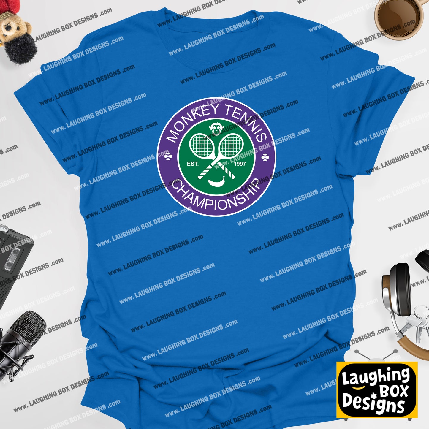 Monkey Tennis Championships - Alan Partridge T-Shirt