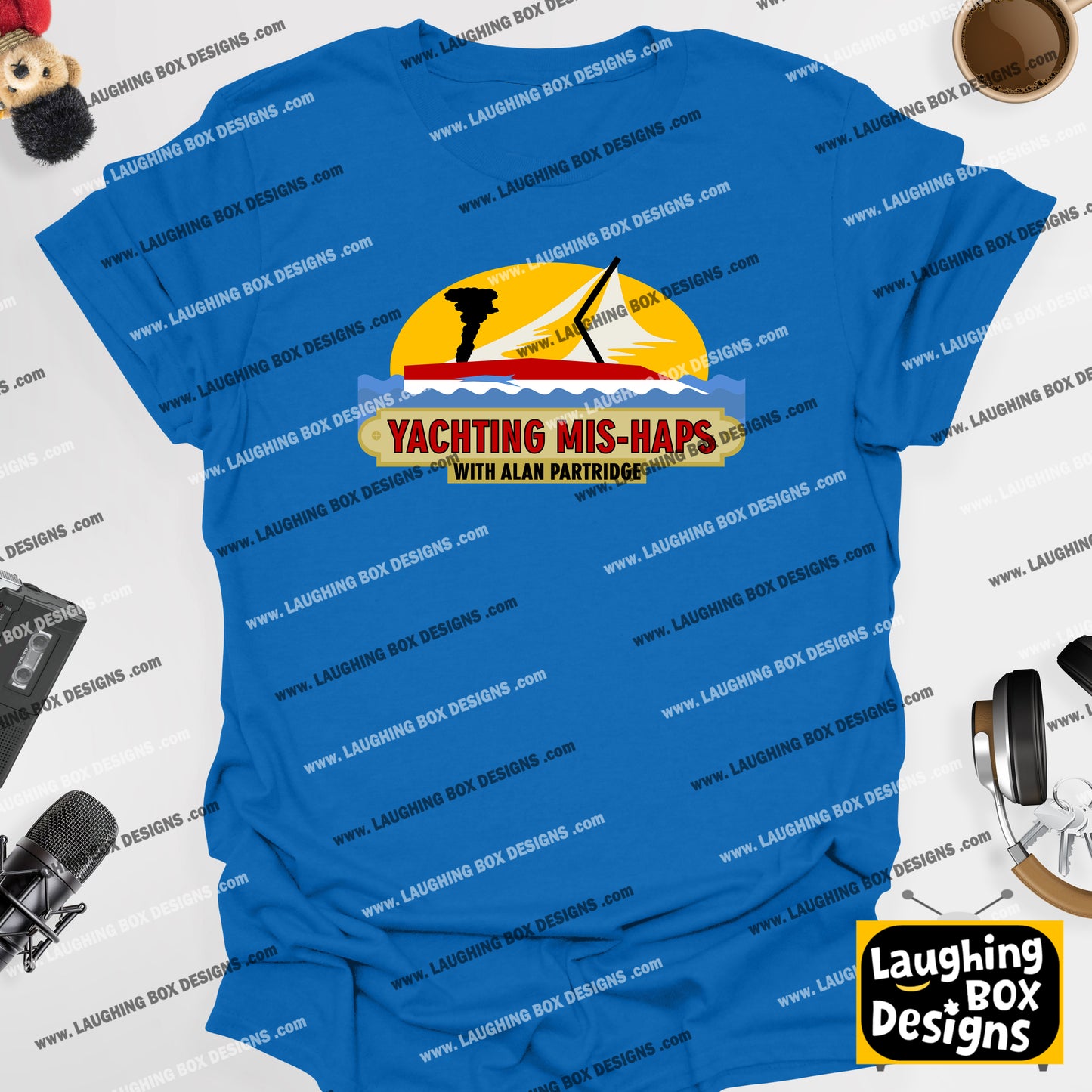 Yaughting Mis-Haps with Alan Partridge - Alan Partridge T-Shirt