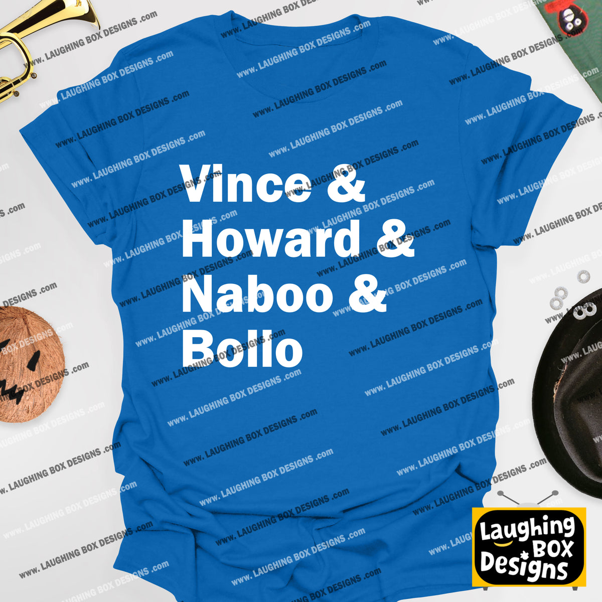 VINCE & HOWARD & NABOO & BOLLO - The Mighty Boosh T-Shirt