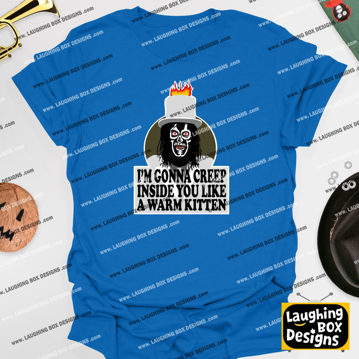 THE SPIRIT OF JAZZ , Gonna Creep Inside You Like a Warn Kitten, The Mighty Boosh T-Shirt