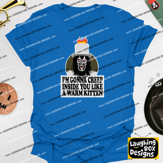 THE SPIRIT OF JAZZ , Gonna Creep Inside You Like a Warn Kitten, The Mighty Boosh T-Shirt