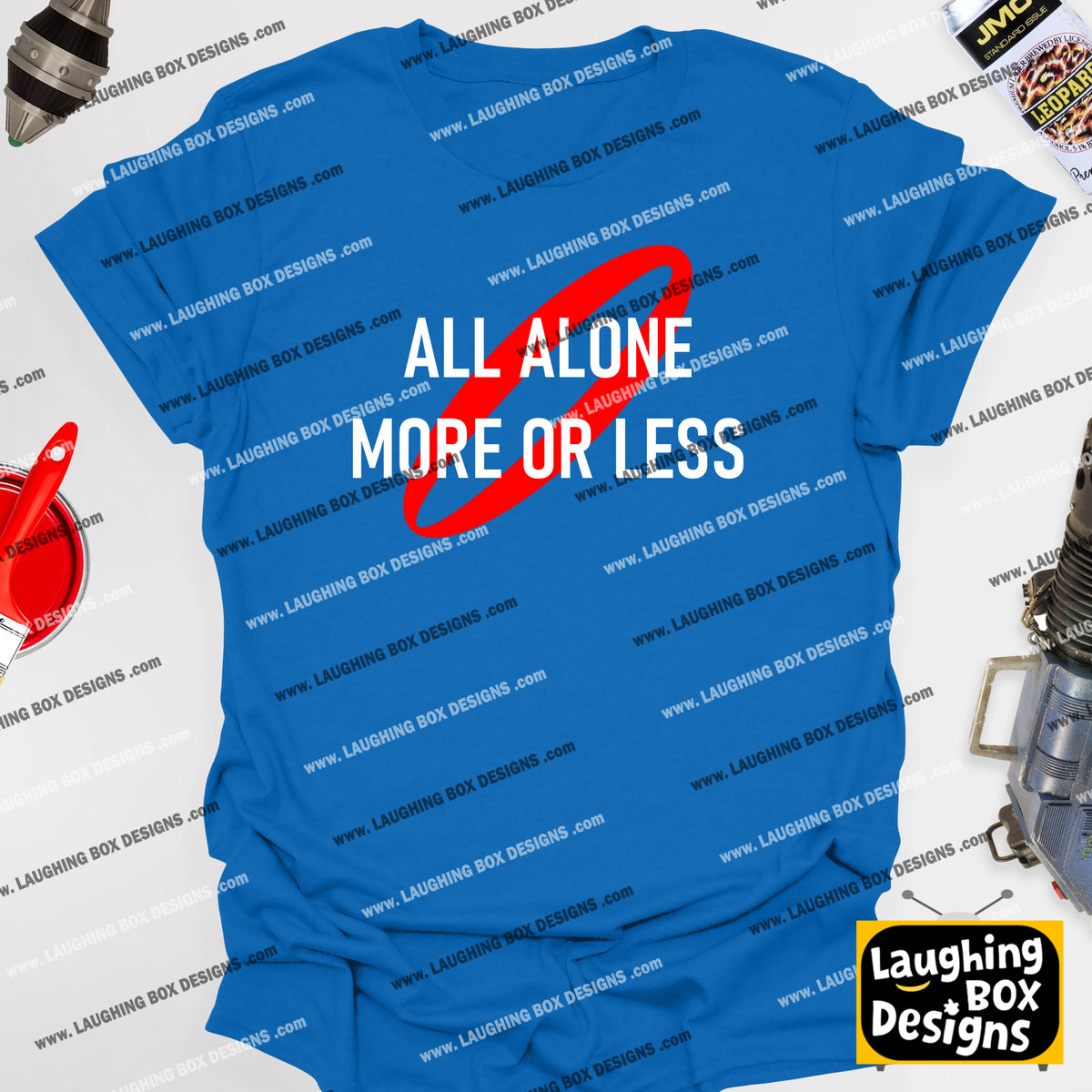 ALL ALONE MORE OR LESS - Red Dwarf T-shirt