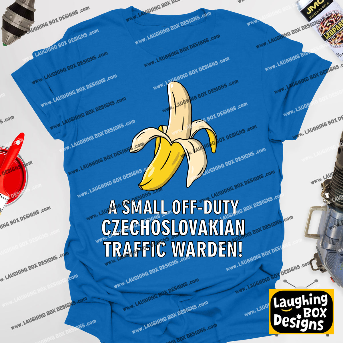 A SMALL OFF-DUTY CZECHOSLOVAKIAN TRAFFIC WARDEN! - Red Dwarf T-Shirt
