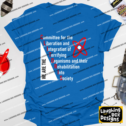WE ARE C.L.I.T.O.R.I.S RIMMER PEACE GROUP - Red Dwarf T-Shirt