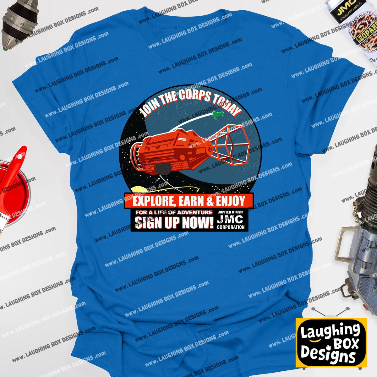 JOIN THE CORPS, JMC RECRUITMENT - Red Dwarf T-Shirt