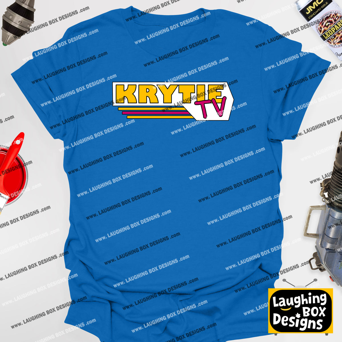 KRYTIE TV - Kryten Prison Televison - Red Dwarf T-Shirt