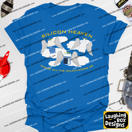 SILICON HEAVEN - WHERE ALL THE CALCULATORS GO - Red Dwarf T-Shirt