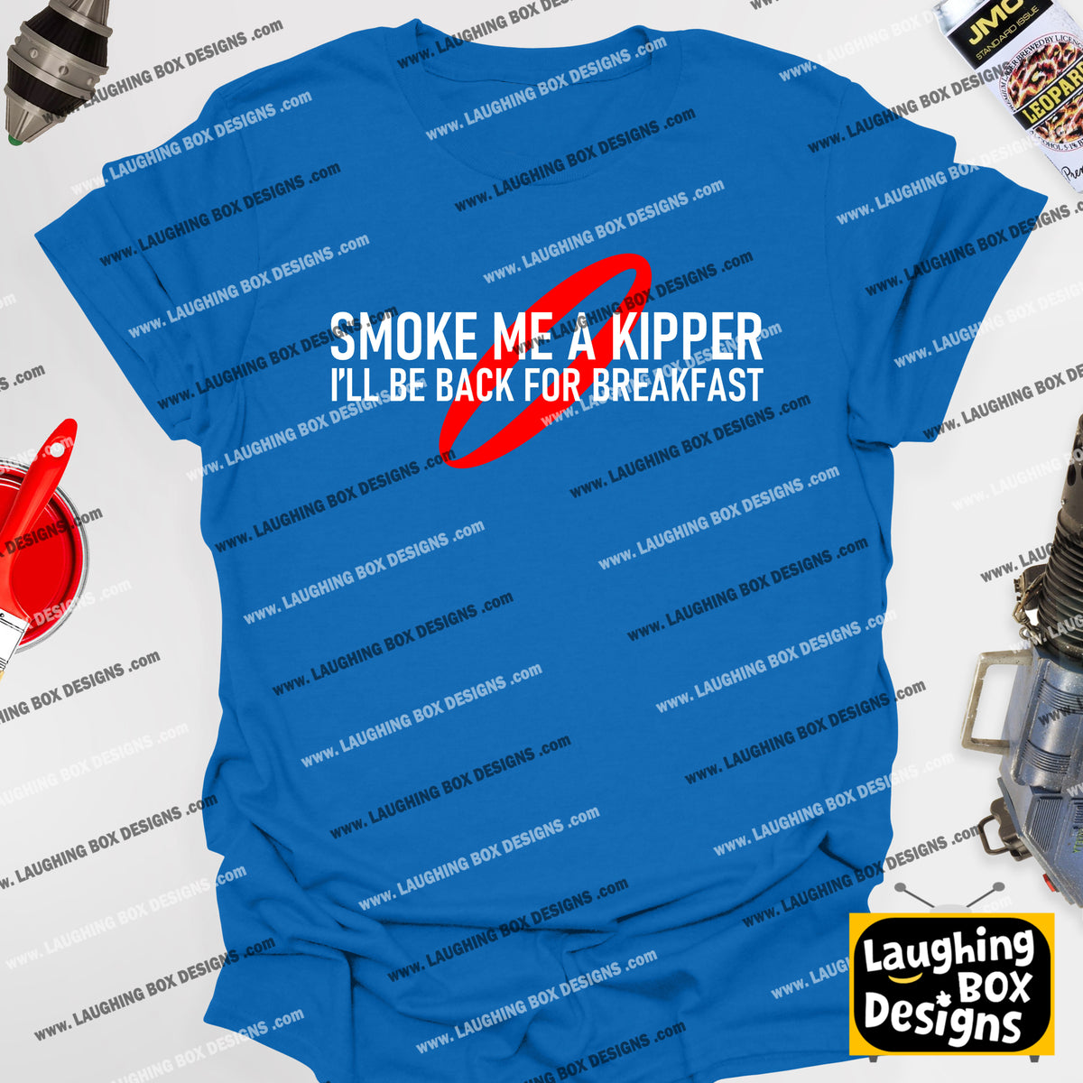SMOKE ME A KIPPER I'LL BE BACK FROR BREAKFAST - Red Dwarf T-Shirt
