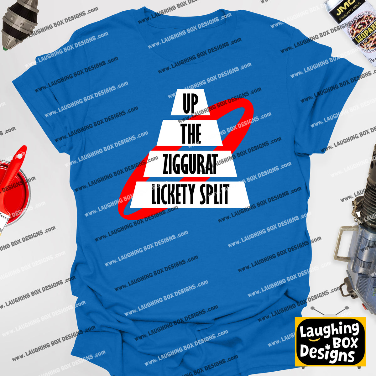 UP THE ZIGGURAT LICKETY SPLIT, Rimmer Quote - Red Dwarf T-Shirt