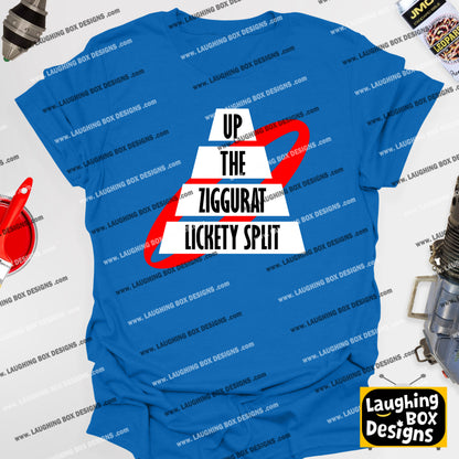 UP THE ZIGGURAT LICKETY SPLIT, Rimmer Quote - Red Dwarf T-Shirt