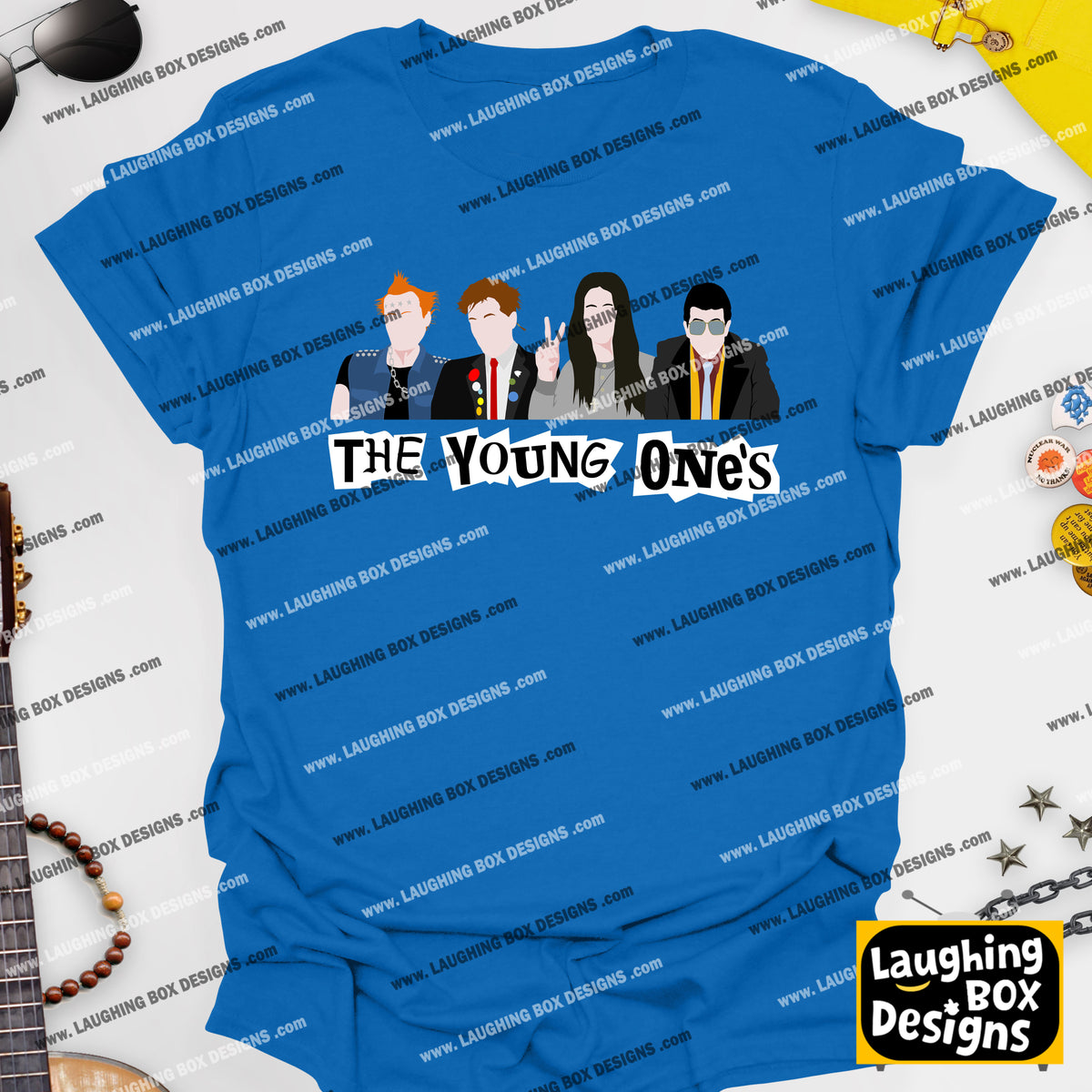 VYVYAN, RICK, NEIL, MIKE CHARACTERS - The Young Ones T-Shirt