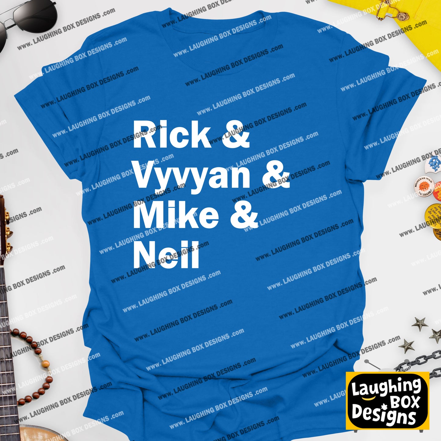 RICK & VYVYAN & MIKE & NEIL - The Young Ones T-Shirt