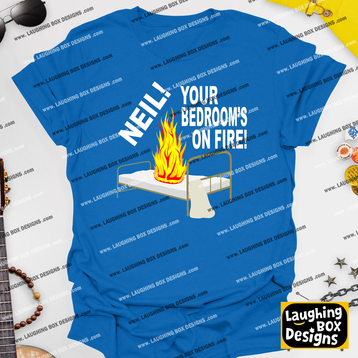NEIL! YOUR BEDROOM'S ON FIRE! - The Young Ones T-Shirt