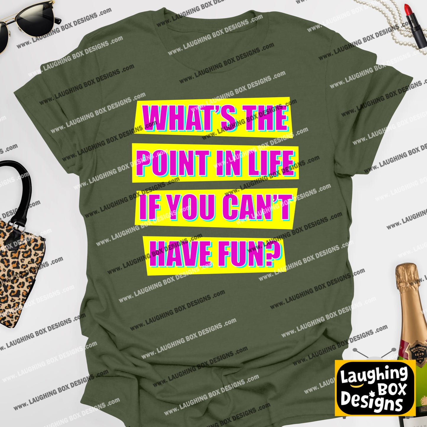 WHAT'S THE POINT IN LIFE IF YOU CAN'T HAVE FUN? - Absolutely Fabulous T-Shirt