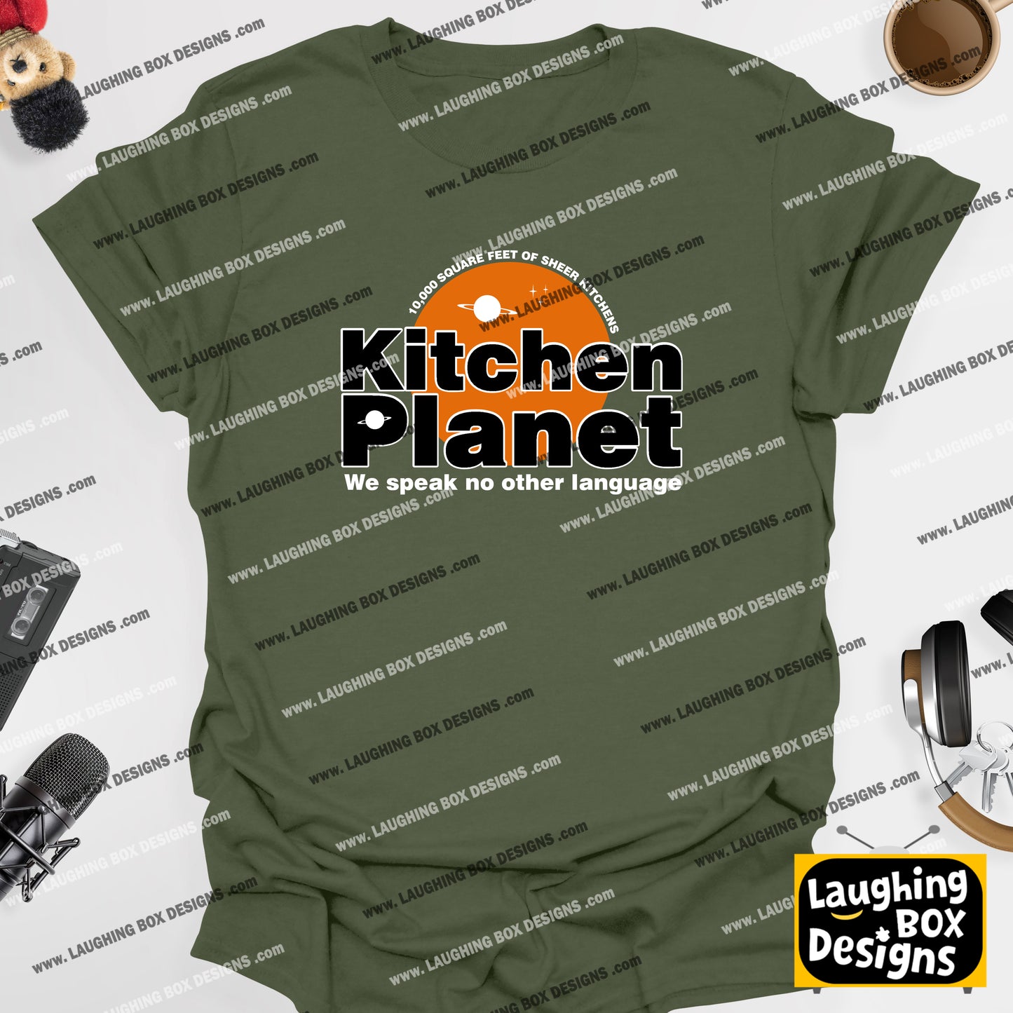 Kitchen Planet, We Speak No Other Language - Alan Partridge T-Shirt
