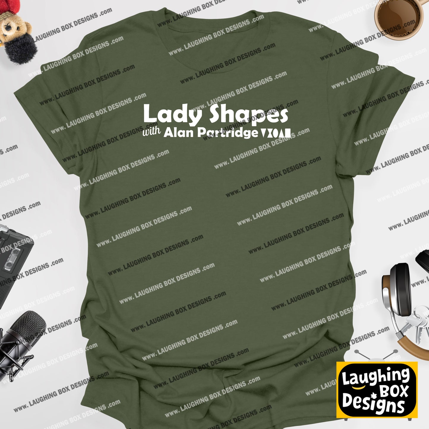 Lady Shapes with Alan Partridge - Alan Partridge T-Shirt
