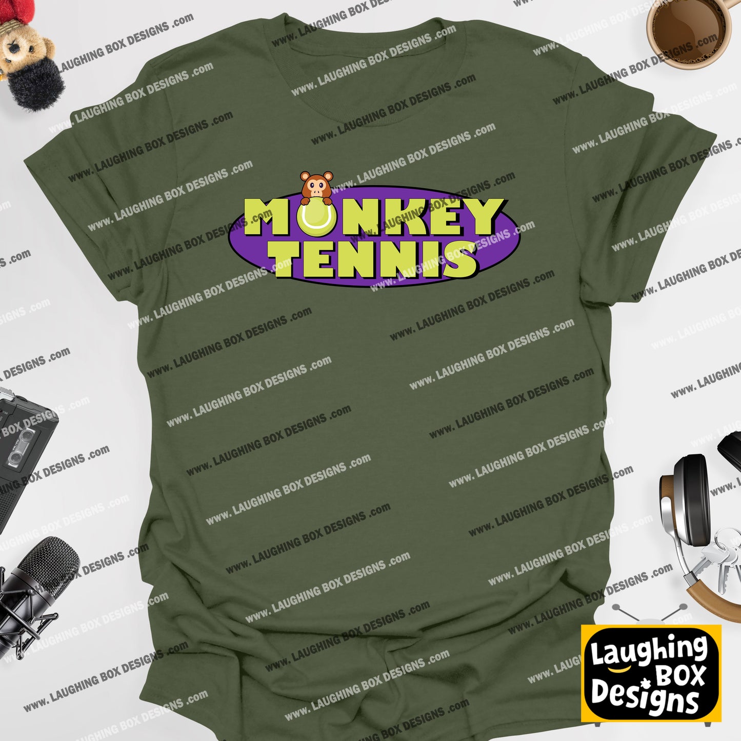 Monkey Tennis - Partridge Television- Alan Partridge T-Shirt