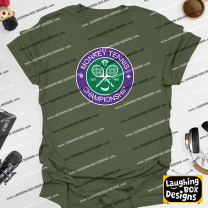 Monkey Tennis Championships - Alan Partridge T-Shirt