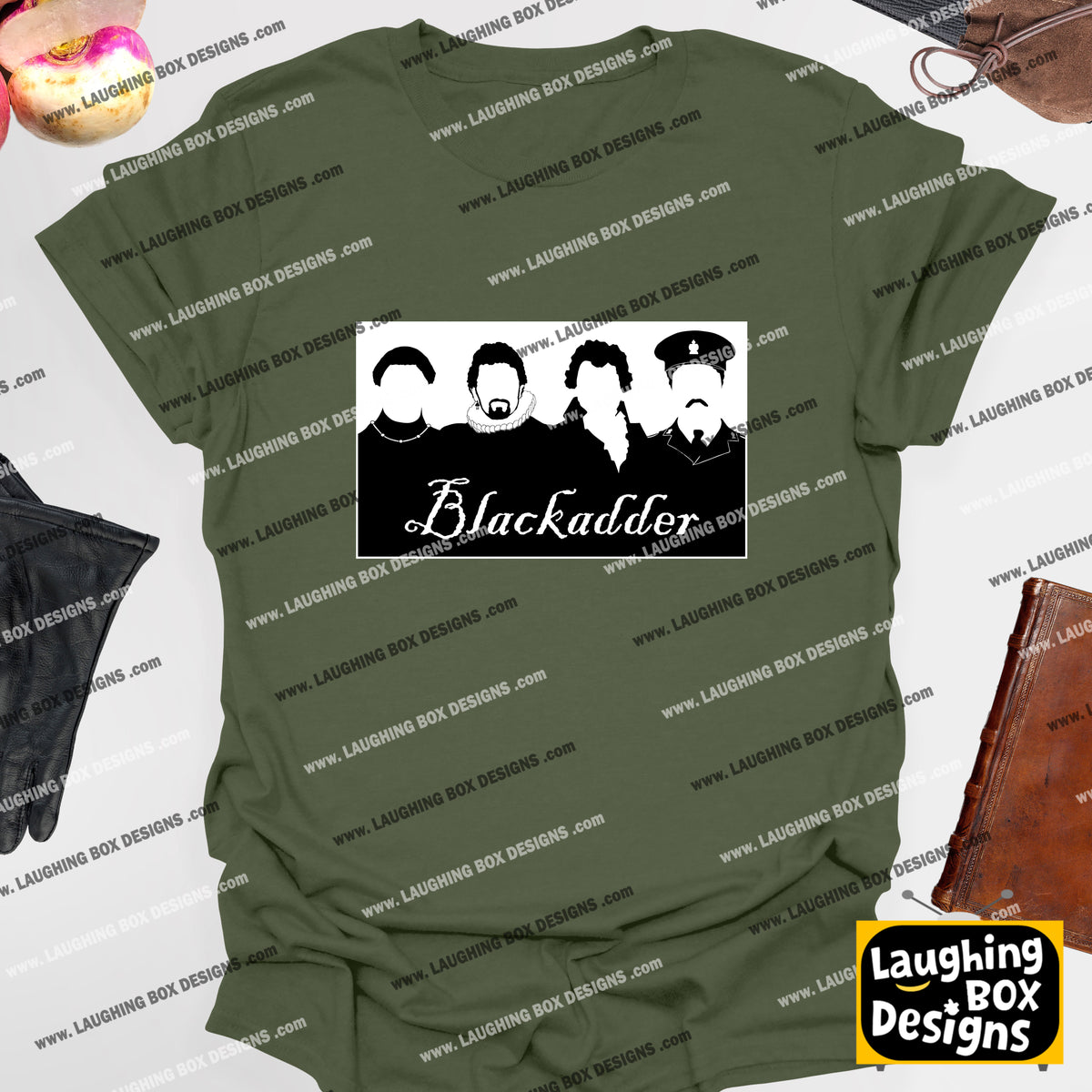 THE FOUR BLACKADDERS, The Blackadder Dynesty T-Shirt