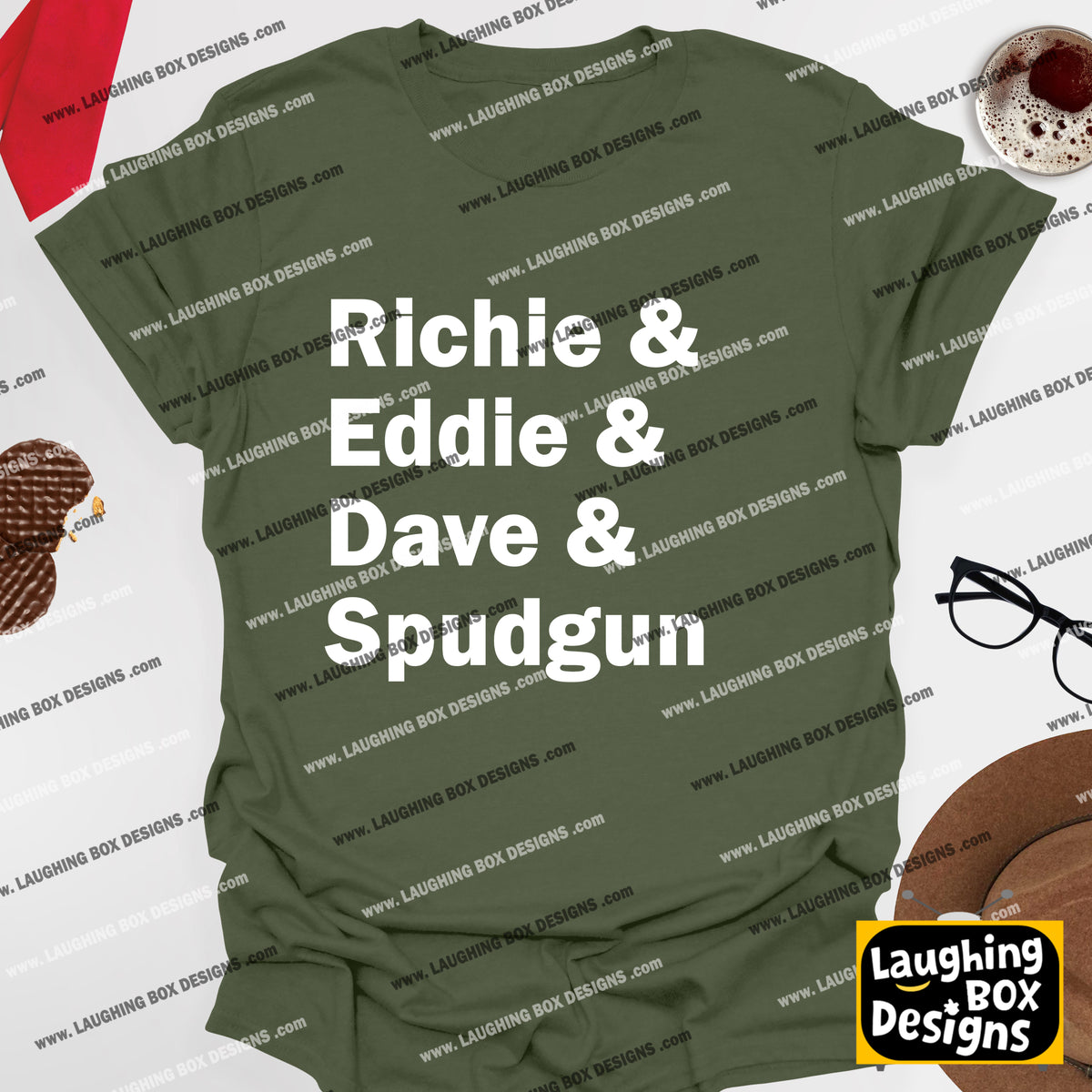 RICHIE & EDDIE & DAVE & SPUDGUN - Bottom T-Shirt
