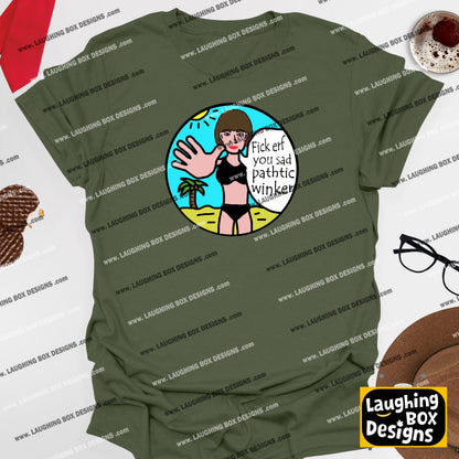 FICK ERF YOU SAD PATHTIC WINKER, Richie's Play Telescope - Bottom T-Shirt