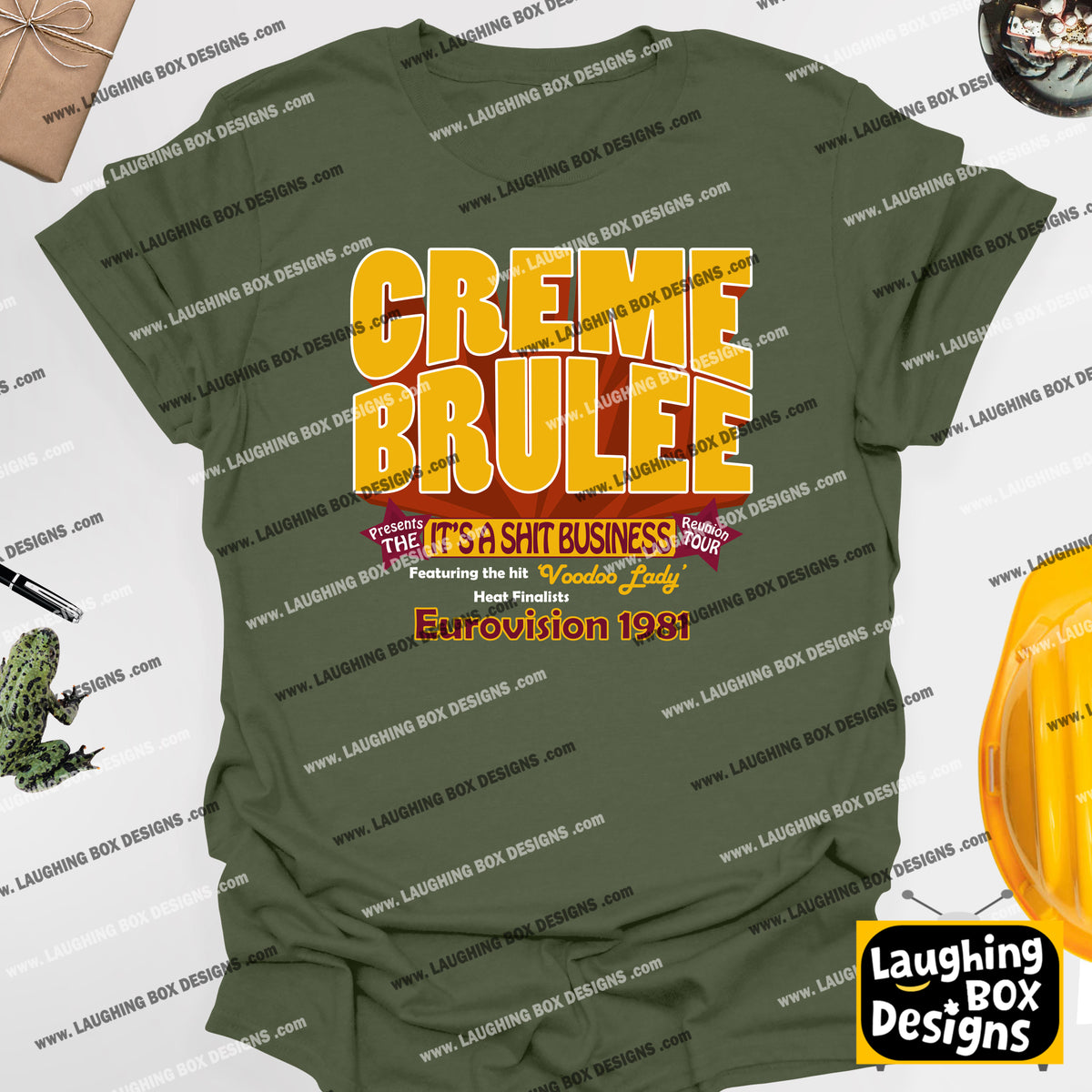 CREME BRULEE / SHIT BUSINESS TOUR / EUROVISION - League Of Gentlemen T-Shirt