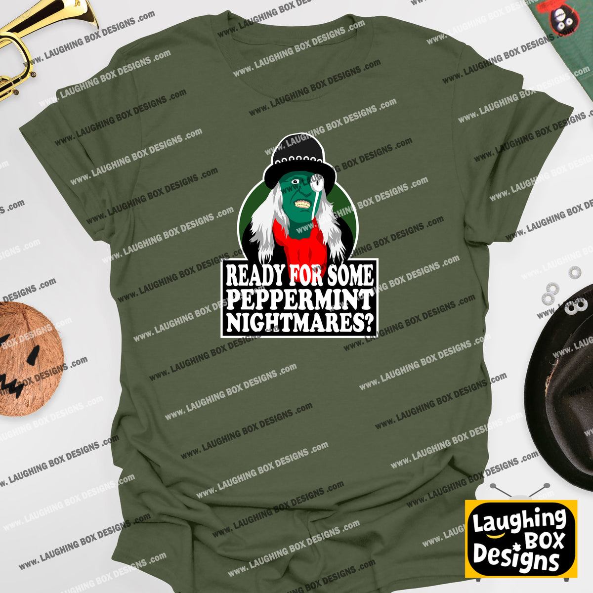 THE HITCHER / Peppermint Nightmares - The Mighty Boosh Tshirt