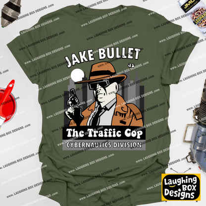 JAKE BULLET 'THE TRAFFIC COP' Cybernautics Division, Red Dwarf T-shirt