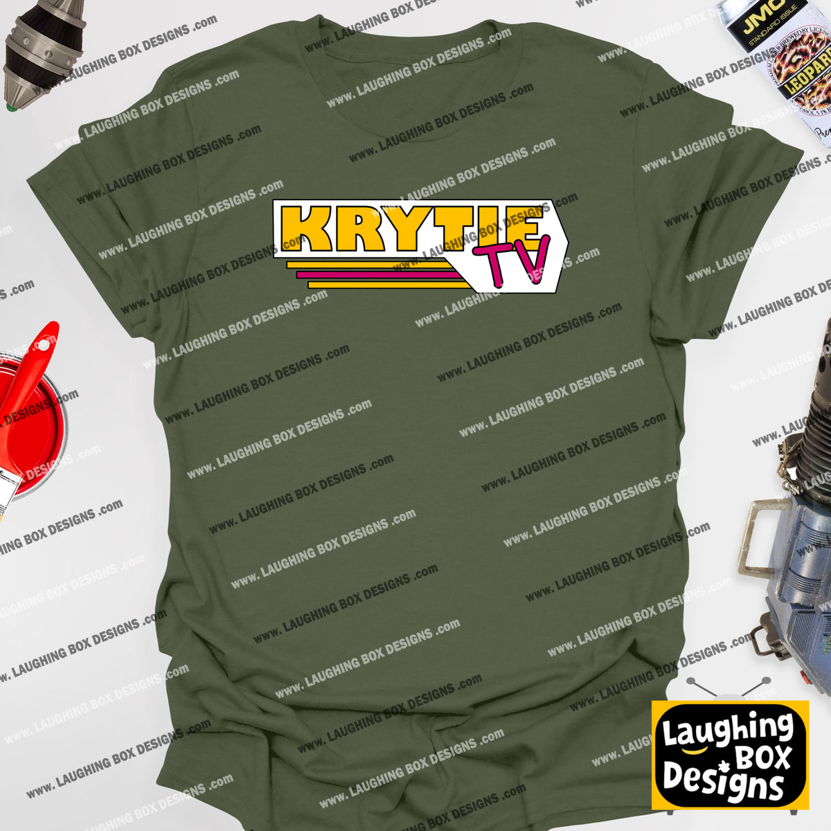 KRYTIE TV - Kryten Prison Televison - Red Dwarf T-Shirt