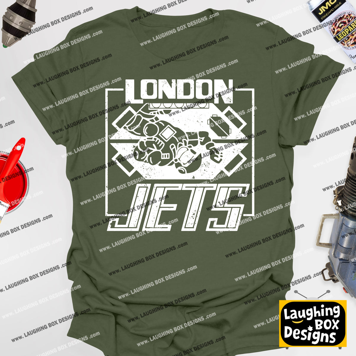LONDON JETS / Zero Gravity Football - Red Dwarf T-Shirt