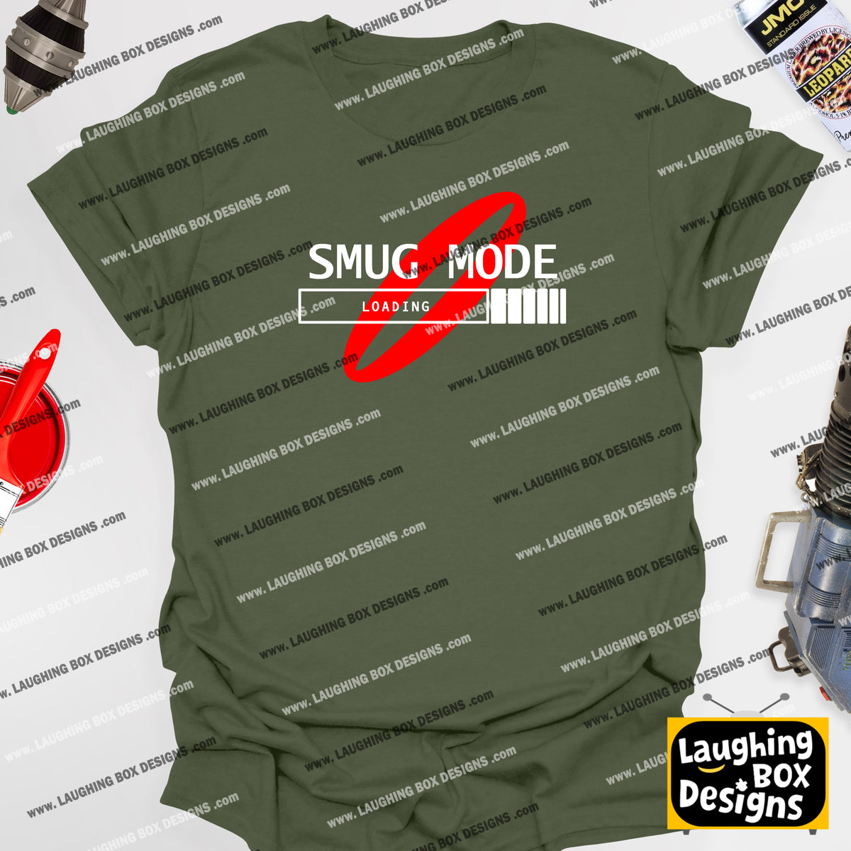 SMUG MODE LOADING / Kryten Quote - Red Dwarf T-Shirt