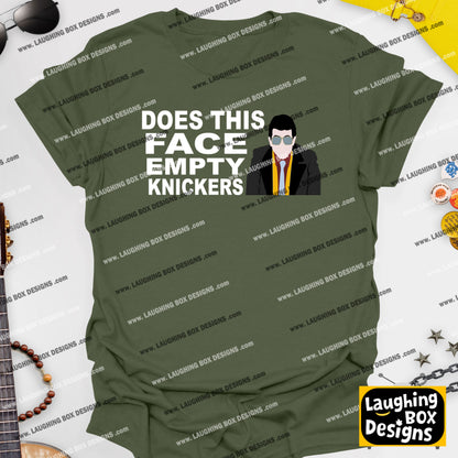 DOES THIS FACE EMPTY KNICKERS? / Mike - The Young Ones T-Shirt
