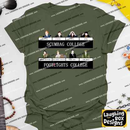 SCUMBAG COLLEGE / FOOTLIGHTS COLLEGE, University Challenge - The Young Ones T-Shirt