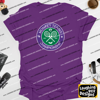 Monkey Tennis Championships - Alan Partridge T-Shirt