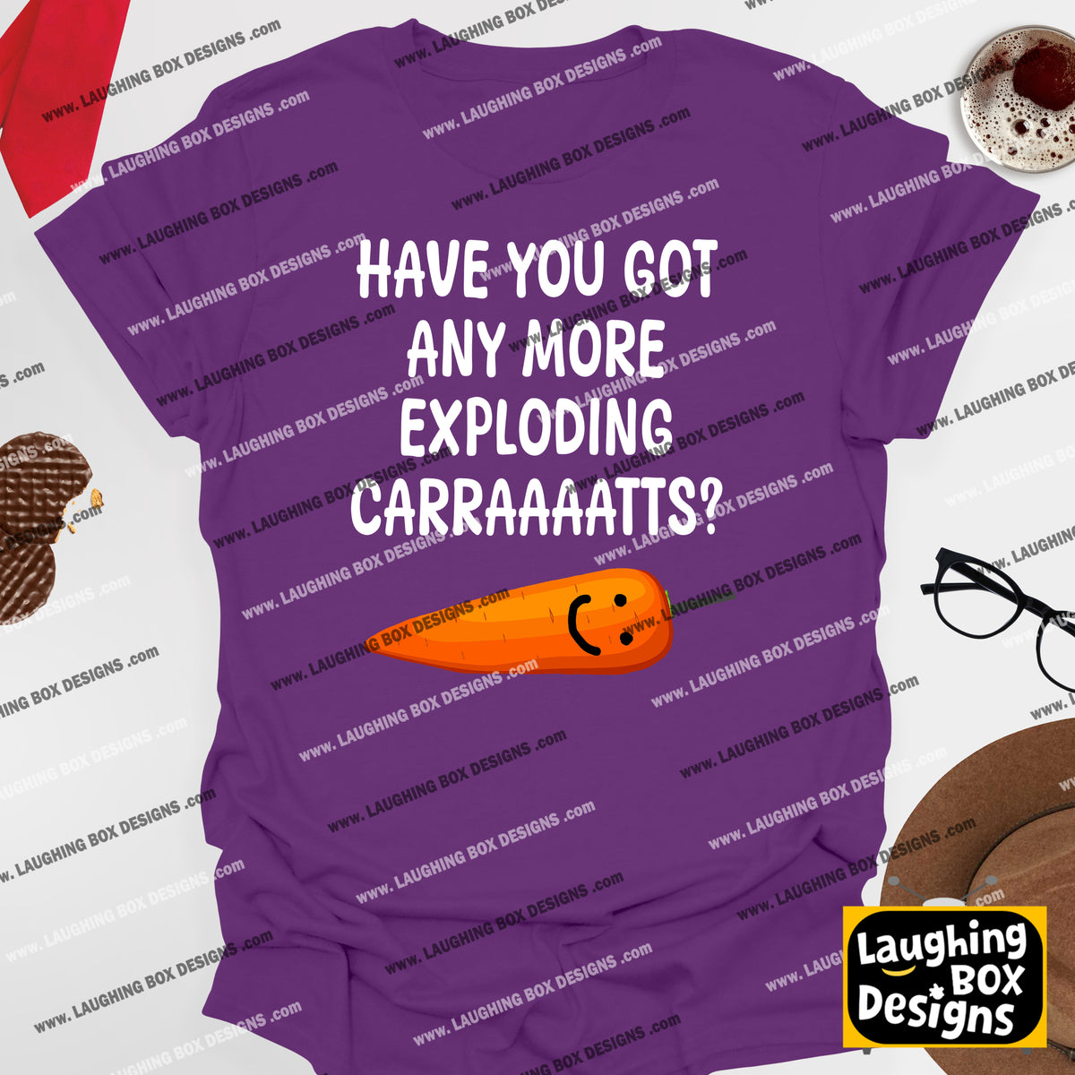 GOT ANY MORE EXPLODING CARRAAAATTS? - Bottom T-Shirt