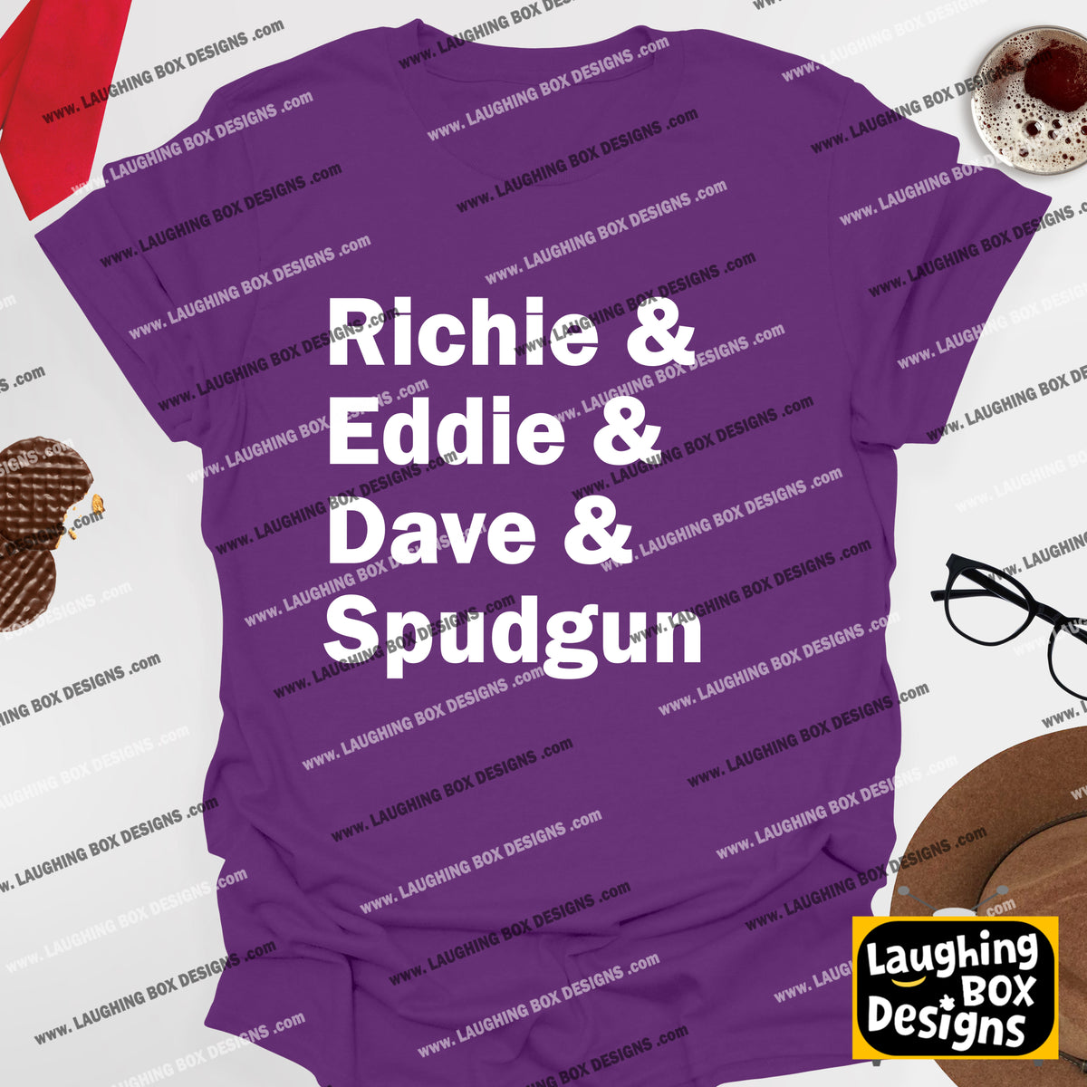 RICHIE & EDDIE & DAVE & SPUDGUN - Bottom T-Shirt