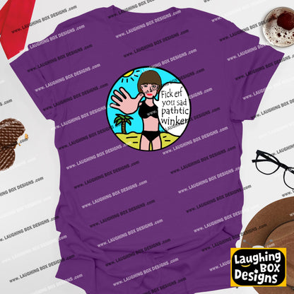 FICK ERF YOU SAD PATHTIC WINKER, Richie's Play Telescope - Bottom T-Shirt