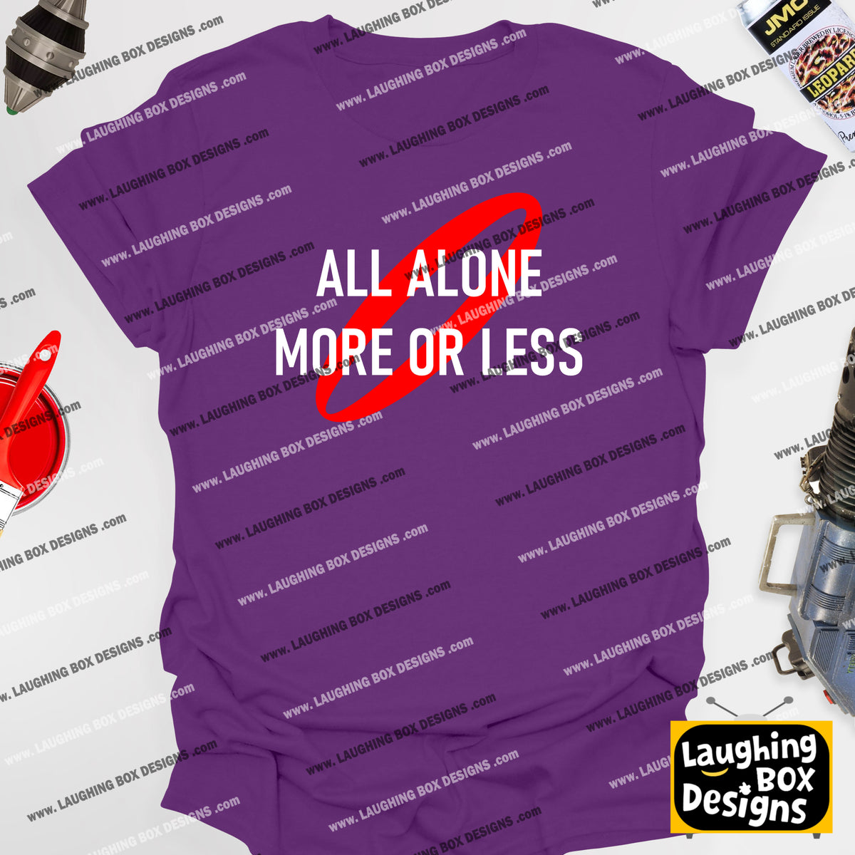 ALL ALONE MORE OR LESS - Red Dwarf T-shirt