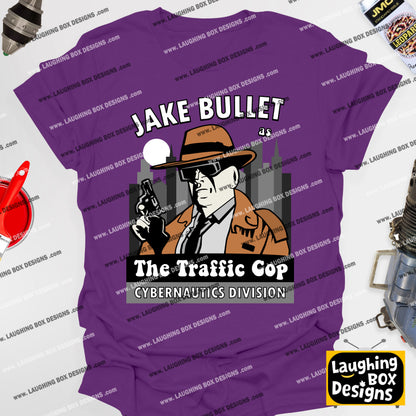JAKE BULLET 'THE TRAFFIC COP' Cybernautics Division, Red Dwarf T-shirt
