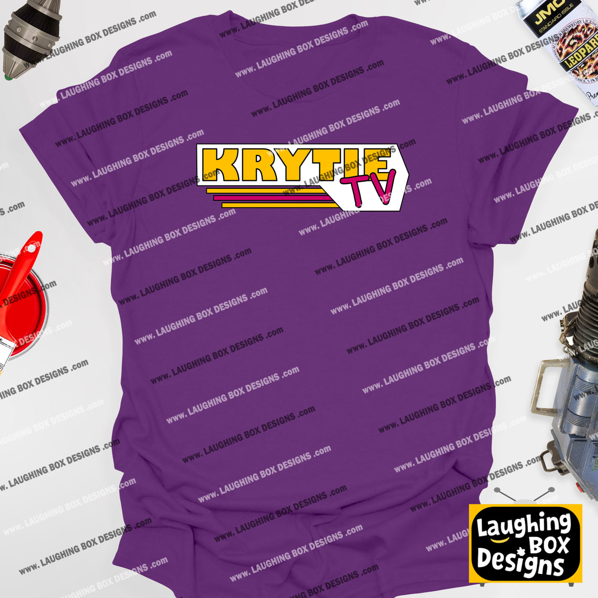 KRYTIE TV - Kryten Prison Televison - Red Dwarf T-Shirt